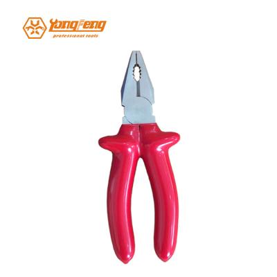 China HIGH QUALITY Soft Cut Dipped Handle Polished VDE Combination Pliers 7 Inch for sale