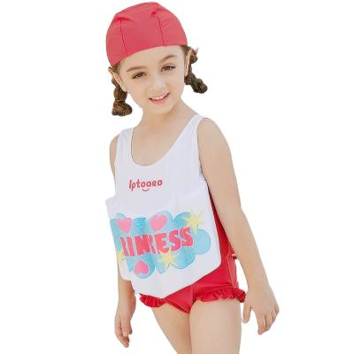 China Sabolay Babies Buoyancy Babies Child Swimsuit Float Swimwear Flower Antibacterial Cute Safe Quick Dry Pattern Baby Safe Swimsuit for sale