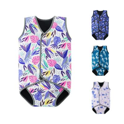 China Sabolay OEM Kids Wetsuits Antibacterial Colorful Printed Boys Girls Swimsuit Thermal One Piece Keep Baby Neoprene Warm Swimming Wetsuit for sale