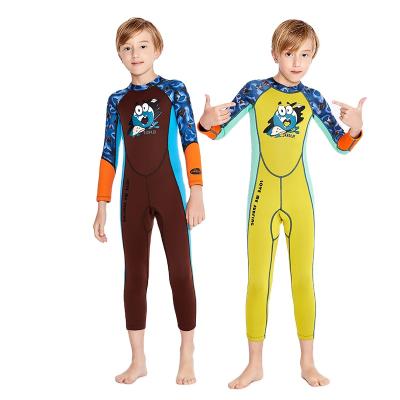 China 2021 New Design Antibacterial Children's Zipper Neoprene Boy Sun Protection Free Diving United Hot Wetsuit for sale