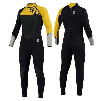 China Wholesale 2022 Design Adult Sabolay Antibacterial New 3mm Neoprene Back Zipper Dive Fits Long Sleeve Keep Warm Surfing Swimming Wetsuit for sale