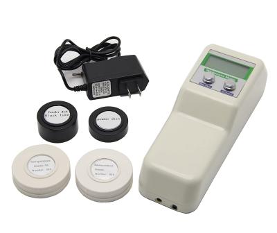 China Digital Whiteness Meter Whiteness Tester Detector Handheld Leukometer With Measuring Range 0 To 199 15 for sale