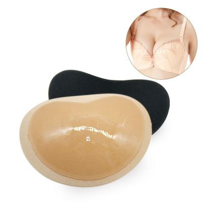 China Sexy Style Bra Insert Lift Up Pads Artificial Breathable Non Slip Cotton Waterproof Reusable Breast Pads for sale