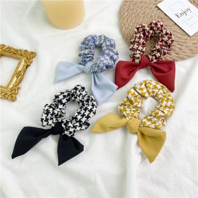 China Fashion Elastic Hair Bands Scrunchy Vintage Cheap Women Hair Scrunchies For Hair for sale