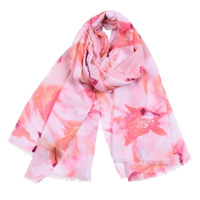 China With Tassels Quick Shipping Long Print Shawls Cotton Scarf For Ladies for sale