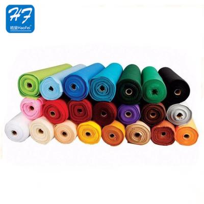 China Good Anti-Pull Color 0.8-5mm Customized 100gsm-1000gsm Polyester Felt Fabric for sale