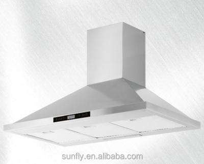 China Full Blade Steel Coated Kitchen Appliances LOH8203-13G Range Hood With Chimney for sale