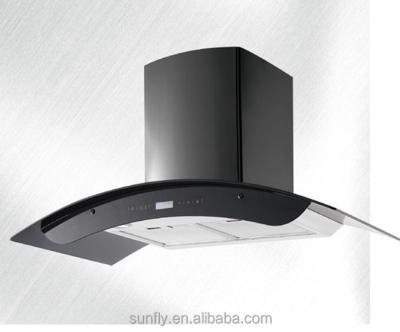 China Full Blade Steel Coated Kitchen Appliances LOH213D-13G Range Hood With Chimney for sale