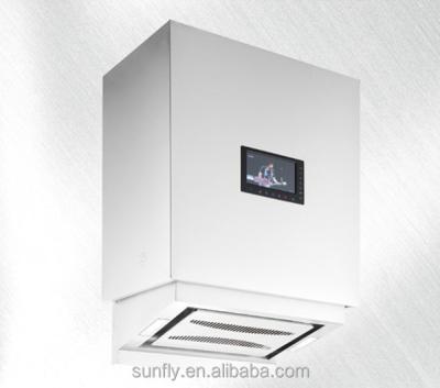 China Full Blade Steel Coated Kitchen Appliances LOH8601-T2 Range Hood With Chimney for sale