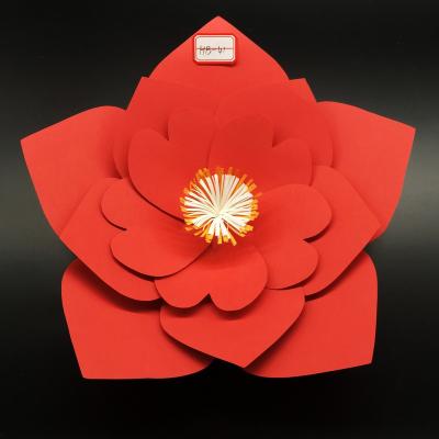 China Wedding Paper Cheap Decoration Price Large Paper Flowers for sale