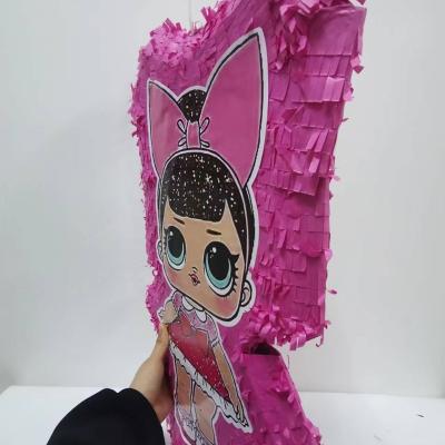 China Handwork Girl Shape Pinata Professional Party Decoration Factory Pinatas For Kids Birthday Mexican Pinatas Wholesale for sale