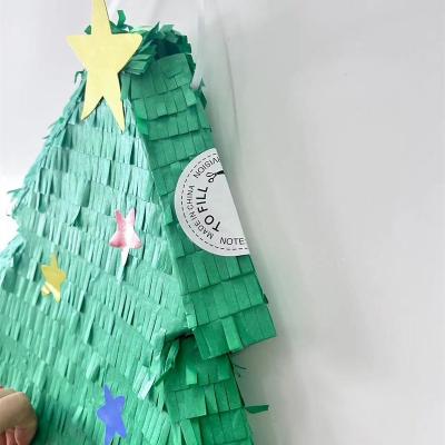 China Custom Handwork Pinatas Foldable Christmas Tree Pinata Small For Christmas Party Decoration Pinata Birthday for sale