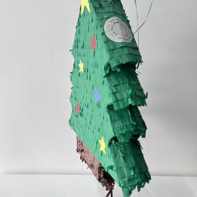 China Custom Handwork Pinatas Foldable Christmas Tree Pinata Small For Christmas Party Decoration Pinata Toys for sale