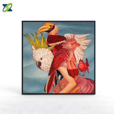 China Advertising Display 22 Inch Square HD Commercial Advertising LCD Digital Signage Display Screen For Art Exhibition for sale