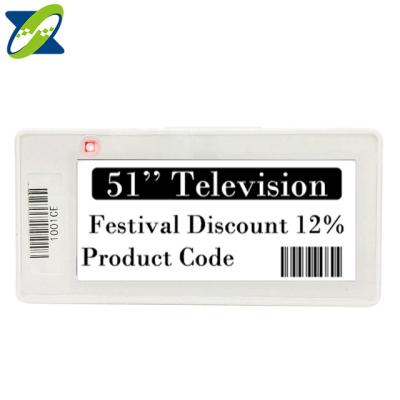 China Price Show SUNY 2.9 Inch Electronic Supermarket E Ink Screen Shelf Label Price Tag for sale