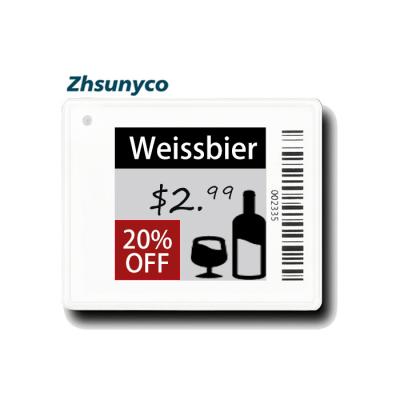 China SUNY Electronic Shelf Label 1.54 Inch Color Eink Epaper Electronic Shelf Label Price Tag For Supermarket for sale