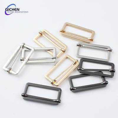 China Bags High quality metal slider adjustable buckle for adjusting backpack and garment tapes Zinc Alloy pin buckle for sale