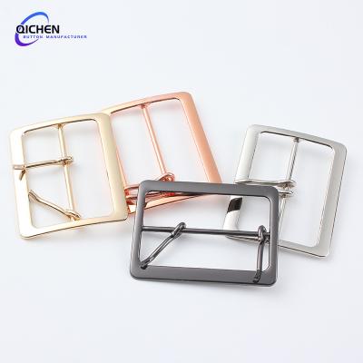 China Belts spot goods Belt Accessories Metal Zinc Alloy Pin Belt Buckle Clothing belt Double double pin buckle for sale