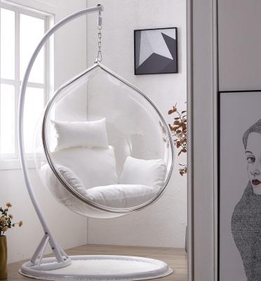 China NEWRGY Extended Bubble Chair with Hanging Bracket Acrylic Clear Swing Chair Acrylic Hanging Transparent Bubble Swing Chair for sale