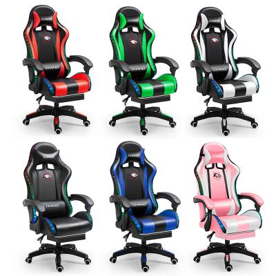 China NEWRGY Cheapest Office Convertible Gamer Racing Gaming Chair with Optional Footrest and Massage RGB Light Strip and Bluetooth Function for sale