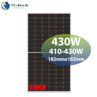 China Tiger Neo Solar Panels Price 410w 415w 420w 425w 430w Mono Solar Panel Price 410w 415w 420w 425w 430w Eu Mstech A Grade N Type N Type 182mmx182mm Warehouse for sale