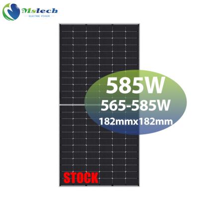 China Solar Type Mstech Solar Panel Power 565w 580w 565w 570w 575w PV Panel Solar Panel 182mmx182mm China 182mmx182mm for sale