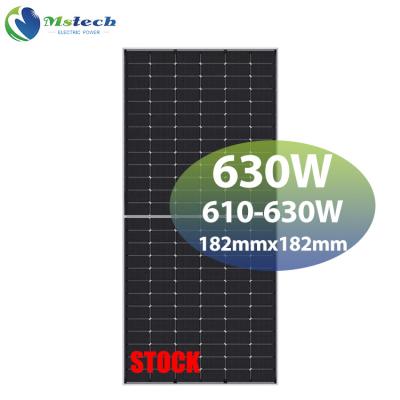 China High Energy Mstech 610w Solar Panel 615w 620w 630w PV Solar Panel 625w Monocrystalline Eu Rotterdam 182mmx182mm Current for sale