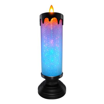 China Flameless Electric Candle Colorful Flickering Ambient Lighting Candle Birthdays Since 1985 J&R for sale