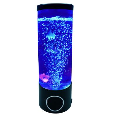 China NOVELTY Jellyfish Lava Lamp Aquarium Light with Bluetooth Speaker for Home Office Room Decor Novelty Gift for Wowen Kids for sale