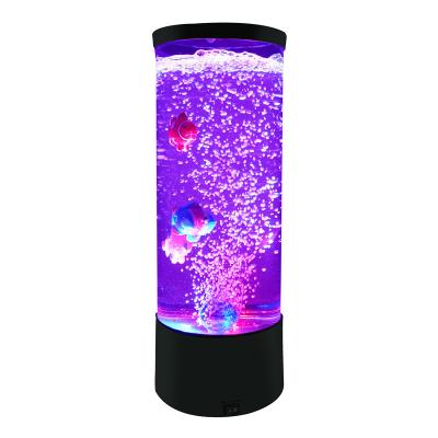 China USB Nightstand Traditional Color Changing Bubble Aquarium Desk Lamp Gift for Kids Men Women Dad Mom Novelty Gift for sale