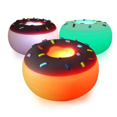 China Silicone Donut Sensory Light Since 1985 J&R Up Toys Rechargeable AND COLORING CHANGING NOVELTY GIFT for sale