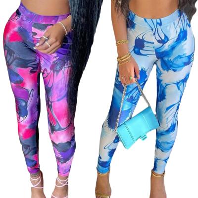 China Anti-Wrinkle Women's Pants Fashionable New Joggers Pants Printed Women Sweatpants Fashion Leggings for sale