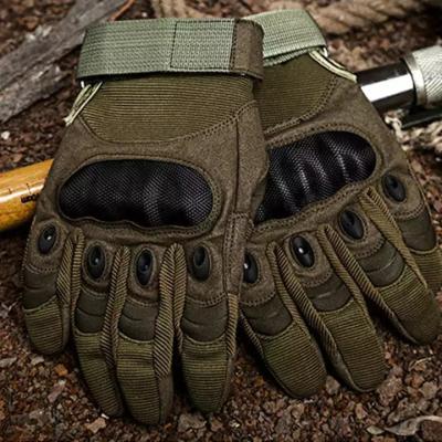 China Anti-slip 2022 Ready to ship Protective Shock Resistant Winter Full Finger winter Sports Gym Training Cycling Tactical gloves for sale