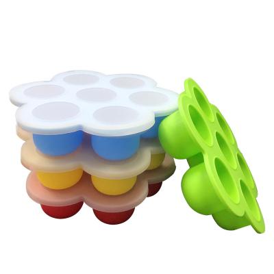 China Amazon Best Viable Selling Ice Cube Set High Quality Silicone 6 Hole Ice Ball Mold Ice Cube Tray Mold Set for sale