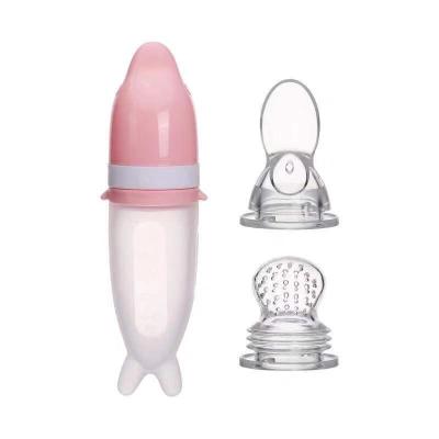 China BPA Silicone Baby Feeding Free Portable Custom Spoon Baby Bottle Logo Oem Odm Biberones Bebe for sale