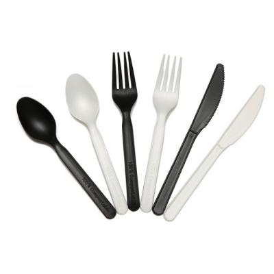 China Home.Restaurant.Bar.Hotel.Wedding 7 Inch CPLA Cutlery Biodegradable PLA Fork Spoon Knife Disposable Knife for sale