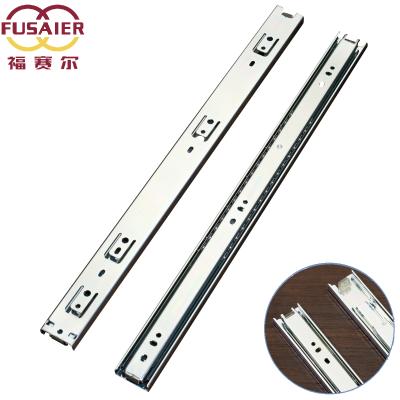 China Foshan Factory Wholesale 36mm Modern Telescopic Ball Bearing Runners Drawer Slide For Desk/Cabinet Drawer for sale