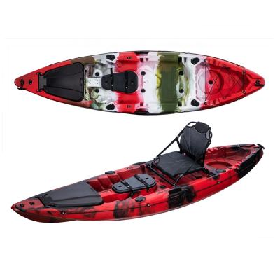 China Outdoor Activity LSF 1 Paddler roto molded plastic kayak boat for Italy and EU market for sale