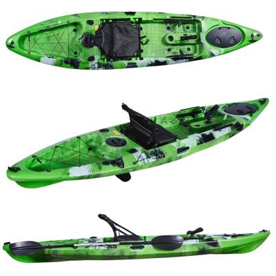 China Fishing Touring Rowing Guided Kayak Single Seat Kayak 12ft Plastic Popular Fishing Wholesale for sale