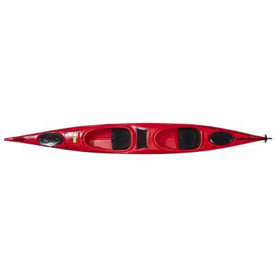 China Fishing Kayak LSF Custom Double Sit In Sea Kayak For Two Person for sale