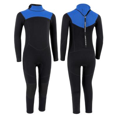 China Anti-Bacterial Kids 2MM Neoprene Swimwear Beachwear Children Long Sleeve Wet Suit Swim Suits Boys Girls One Piece Surfing Swimming Diving Suit for sale