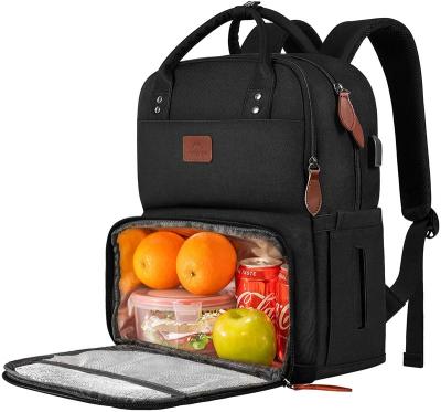 China Waterproof Deformation Lunch Backpack With Lunch Box Compartment Water Resistant Insulated Cooler Backpack for sale