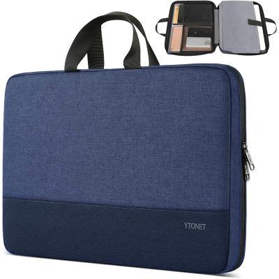 China PADDED LAPTOP COMPARTMENT 15.6 Inch Cool Portable Shoulder Bag Laptop Carrying Case Durable For Men Women Laptop Briefcase Business Slim Bag for sale