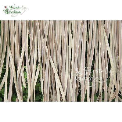 China Eco-friendly PVC Flame Retardant Artificial Thatch Plastic Synthetic Thatch Roll Customized New Style High Quality for sale