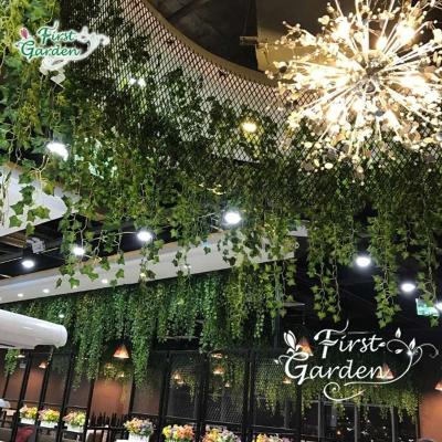 China Eco-friendly green artGreen artificial plant hanging wall for weddings, ificial plant hanging wall for weddings, meetings, Christmas gifts for sale