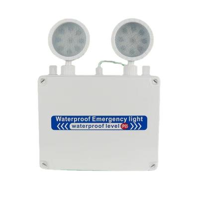 China Middle East Southeast Asia Saudi Arabia Fire Emergency Lighting Double Head Lamp Waterproof Ip65ip67 Lead Acid Battery for sale