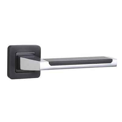 China Door Handle Manufacturer Double Color Zamak Modern Door Lever Handle for sale