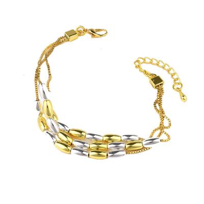 China China Manufacturer Supply Custom Elegant TRENDY CLASSIC Metal Zinc Alloy Bracelet With Clasp for sale