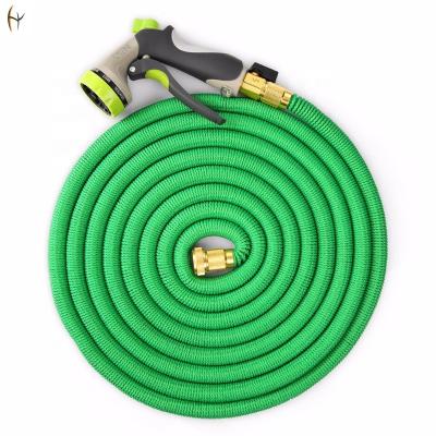 China New Trend Adjustable Expandable Garden Hose Magic Anti-corrosion Water Hose Set With Spout for sale