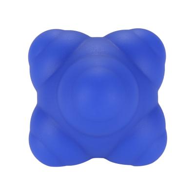 China Customized Silicone Amazon New Arrival Hexagonal Silicone Rubber Agility Training Reaction Rubber Ball for sale